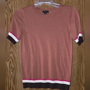 Ann Taylor Rust Knit Sweater Size XS